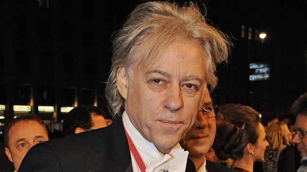 Bob Geldof na plese ve vídeňské státní opeře