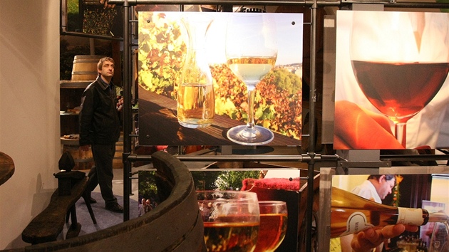 Sou�ástí gotického hradu je i expozice o �eském vina�ství.