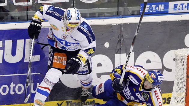 Momentka z utkání Pardubice - Zlín