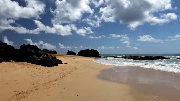 Pláž na Porto Santo