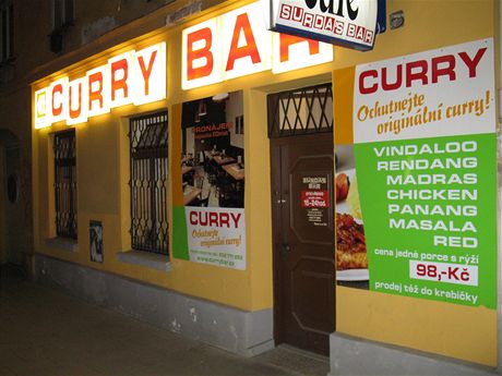 První curry bar v Brn oteveli na Lidické ulici
