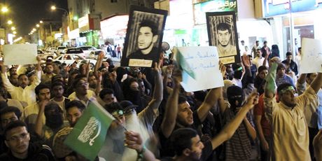 Demonstrace v Katífu v Saúdské Arábii (10. 3. 2011)