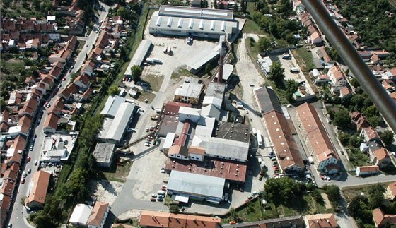 Areál firmy ICEC ve Šlapanicích