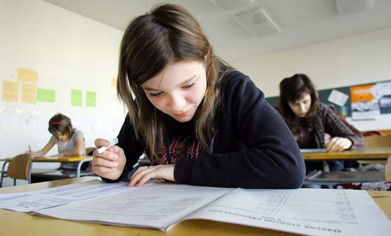 Žáci mířící na střední školy možná budou v budoucnu dělat jednotné příjimací zkoušky. Usilují o to kraje. (Ilustrační snímek)