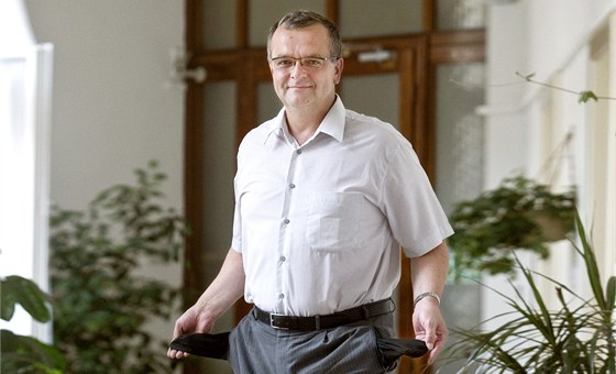 Ministr financí Miroslav Kalousek