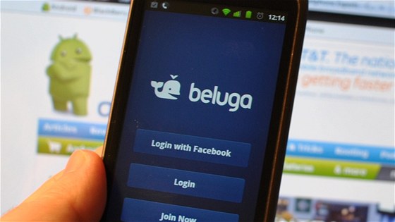 Aplikace Beluga na telefonu Nexus One
