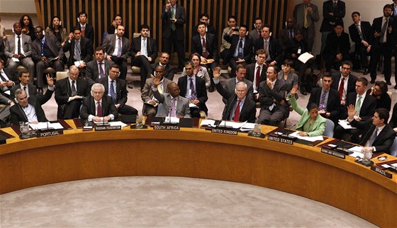 Hlasování o bezletové zón nad Libyí v Rad bezpenost OSN (17. bezna 2011)