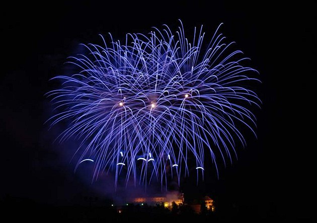 Festival ohostroj Ignis Brunensis 2008 zakonilo ohostrojové grandfinále nad hradem pilberk