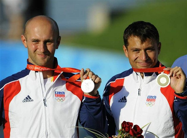 K bronzu z Atén 2004 přidali Jaroslav Volf (vlevo) s Ondřejem Štěpánkem stříbro z Pekingu.