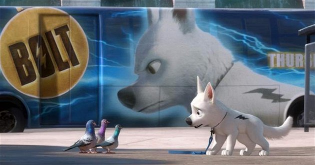 Z filmu Bolt - pes pro každý případ
