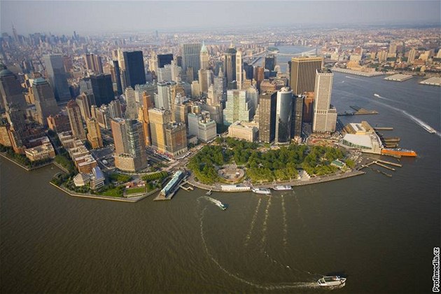 USA, New York, Dolní Manhattan, Battery Park, pístav