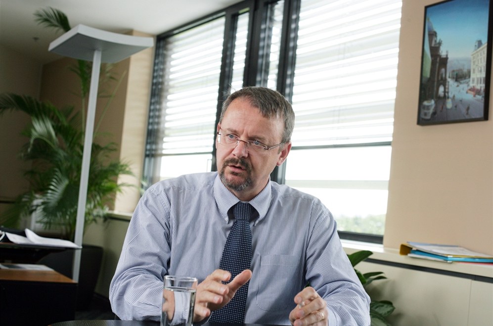Generální �editel spole�nosti Skanska Dan �ok.