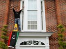 Kaddáfího dm v Londýn obsadili squattei. (10. bezna 2011)