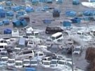 Masa vody zaplavuje parkovit v Japonsku