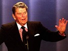 Americký exprezident Ronald Reagan v roce 1992