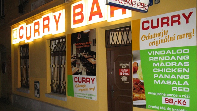 První curry bar v Brn oteveli na Lidické ulici