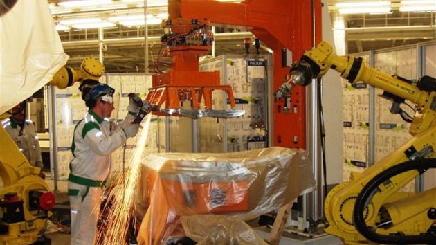 koda Auto svaovací linka pro ruský závod v Kaluze.