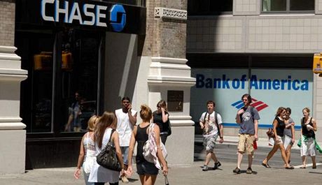 Generální editel JPMorgan tvrdí, e banka je dostaten silná. Ilustraní foto.