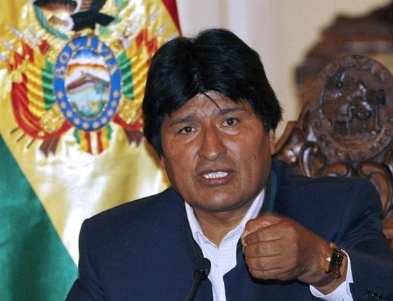 Bolivijský prezident Evo Moráles chce bojovat o ztracené pímoské území