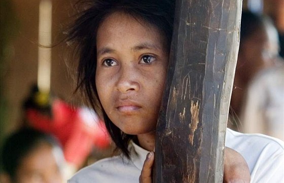 Kambodská dívka (20. ledna 2007)