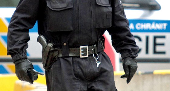 A dva výstely ze sluebmí pistole zastavily na Havlíkobrodsku zdrogovaného idie, který utíkal ped policisty (ilustraní snímek).