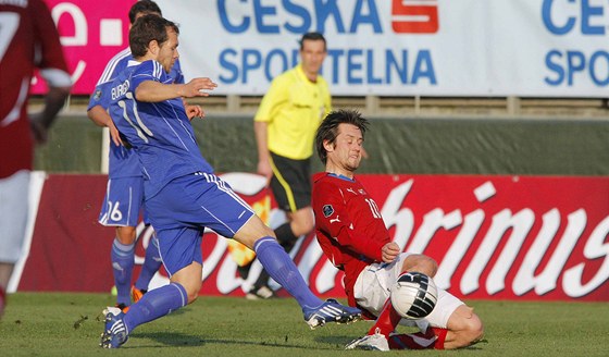 Z beznového zápasu esko - Lichtentejnsko 2:0