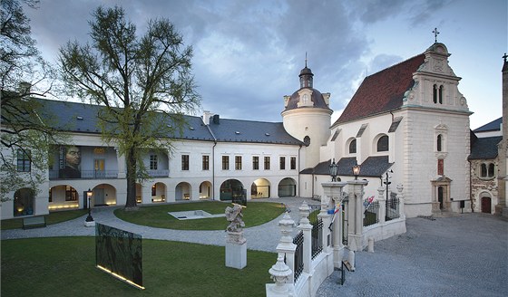 Románský biskupský palác v Olomouci, v jehož prostorách se mimo jiné nachází...