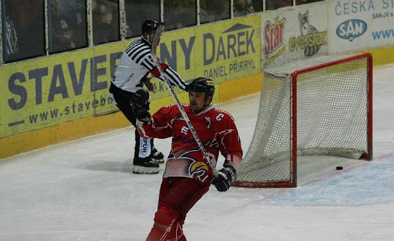 Olomoucký Richard Braník se raduje z gólu