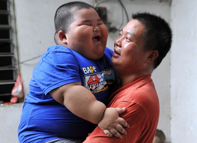 Lu Hao se svým otcem