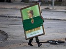 Kaddáfího reim uspoádal pro novináe organizovanou prohlídku Misuráty (29. bezna 2011)