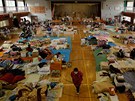 Ti co hrozivou katastrofu peili ve mst Ofunato, zstávají v provizorním ubytování