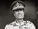 Plukovník Muammar Kadáfí na snímku z roku 1971.