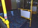 Interiér nových trolejbus pro Hradec Králové