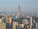 Stavba monumentálního hotelu v Pchjongjangu mla být dokonena minimáln ped 20 lety.
