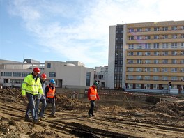 Stavba Pavilonu urgentn a intenzivn pe jihlavsk nemocnice zaala. 