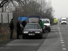 Policist zadreli falen kolegy u Pbora na Novojinsku.