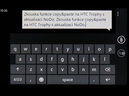 WP7 NoDo na HTC Trophy