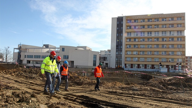 Stavba Pavilonu urgentní a intenzivní pée jihlavské nemocnice zaala. 
