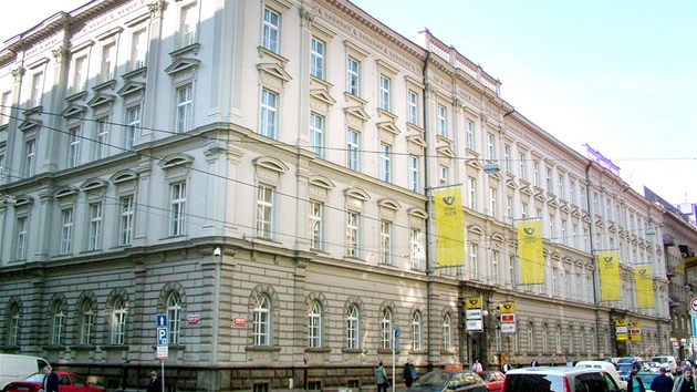 Budova �eské po�ty v Jind�i�ské ulici v Praze