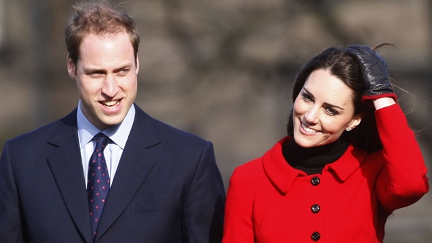 Princ William a Kate Middletonová pár týdn ped svatbou