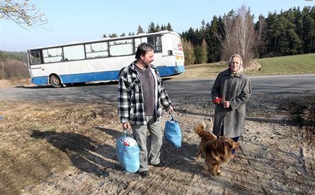 Pojízdná prodejna na trase Krasíkovice, Pobistrýce, Svépravice, Popelitná.