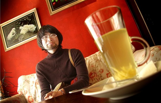 Japonský student VUP v Praze Takei Ito.