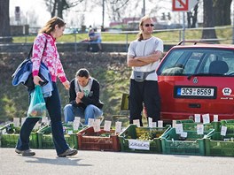 Ve stedu 30. bezna se na nplavce u Dlouho mostu konaly prvn eskobudjovick farmsk trhy. Zjem nakupujcch byl obrovsk. 