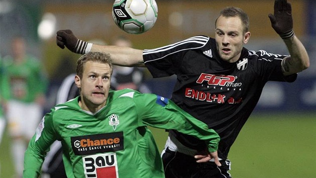 Jablonecký útoník Tomá Pekhart se v zápase s HFK Olomouc blýskl istým hattrickem