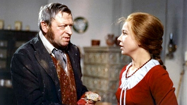 Zuzana avrdová a Martin Rek v televizní inscenaci Paliova dcera (1977)