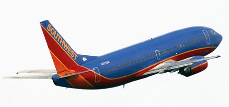 Boeing 737-300 spolenosti Southwest Airlines