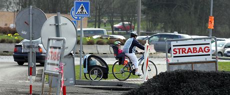 Kompletní rekonstrukcí prochází v tchto dnech Husitská ulice v Sokolov.