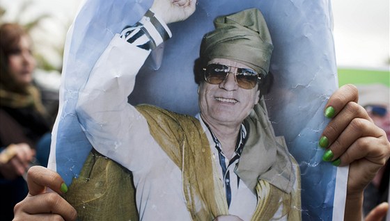 Plukovník Muammar Kaddáfí 