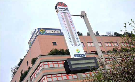 Pražské sídlo loterijní společnosti Sazka (ilustrační foto)
