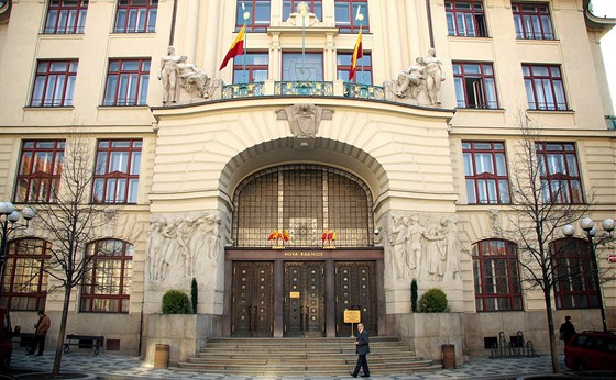 Sídlo pražského magistrátu na náměstí Franze Kafky.
